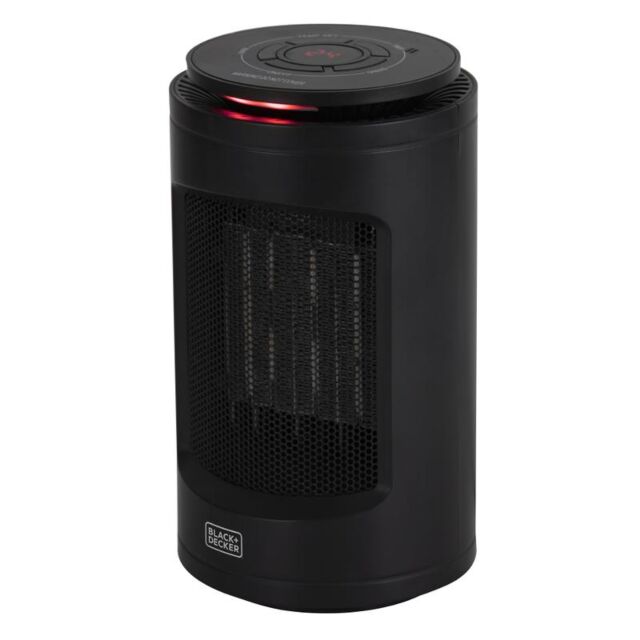Black and Decker BXSH37013GB 1.2Kw Ceramic Fan Heater Black