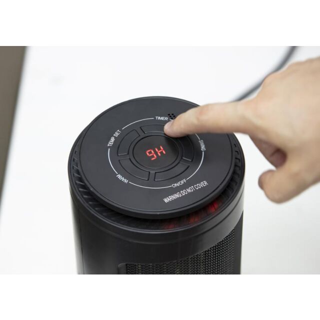 Black and Decker BXSH37013GB 1.2Kw Ceramic Fan Heater Black