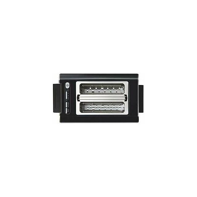 Bosch TAT8613GB  Toaster with quartz glass heating system, digital toast setting, intelligent operation. Black finish