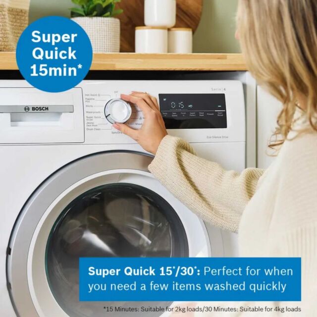 Bosch WAN28254GB 8kg 1400 Spin Washing Machine - White 