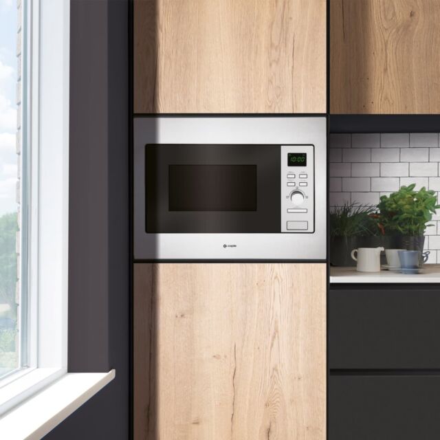 Caple CM123 Built-In Microwave + Grill St/Steel