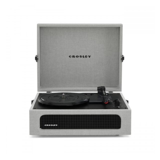 Crosley CR8017B-GY4 Voyager Portable Turntable Washed Grey