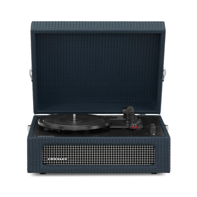 Crosley CR8017B-NY4 Voyager Portable Turntable Navy Blue