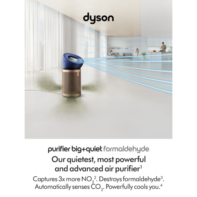 Dyson BP04 Air Purifier Fan Prussian Blue Gold