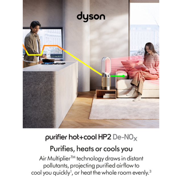 Dyson HP12 Purifier De-NOx White Gold Model 544557-01