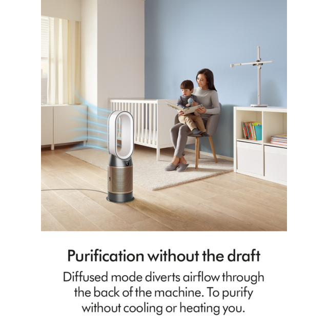 Dyson HP12 Purifier De-NOx White Gold Model 544557-01