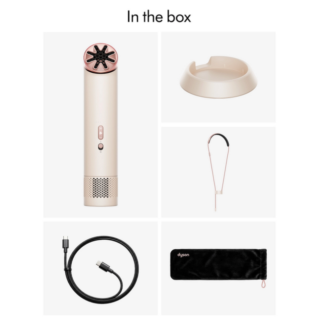 Dyson PF01-ST (641010-01) HushJetTM Mini Cool - Stone / Blush