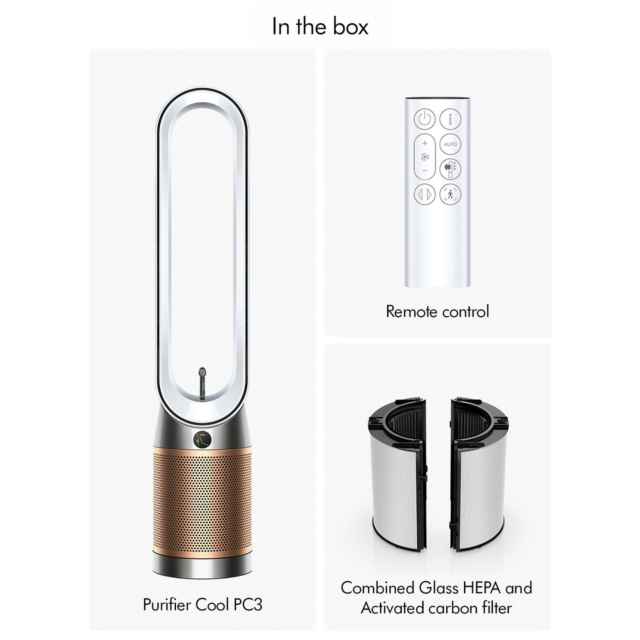 Dyson TP14 (491371-01) Purifier Fan White and Gold
