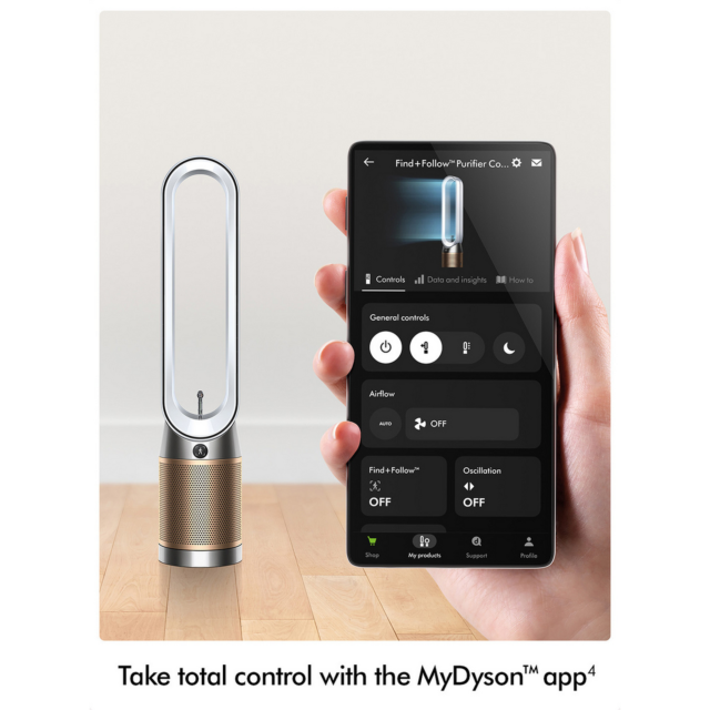 Dyson TP14 (491371-01) Purifier Fan White and Gold