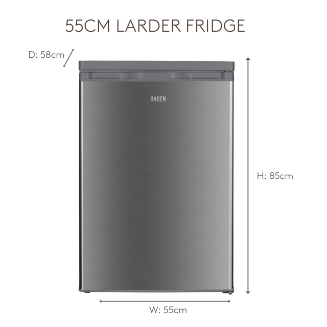 Sabichi HL128IX 55cm Under Counter Fridge Inox