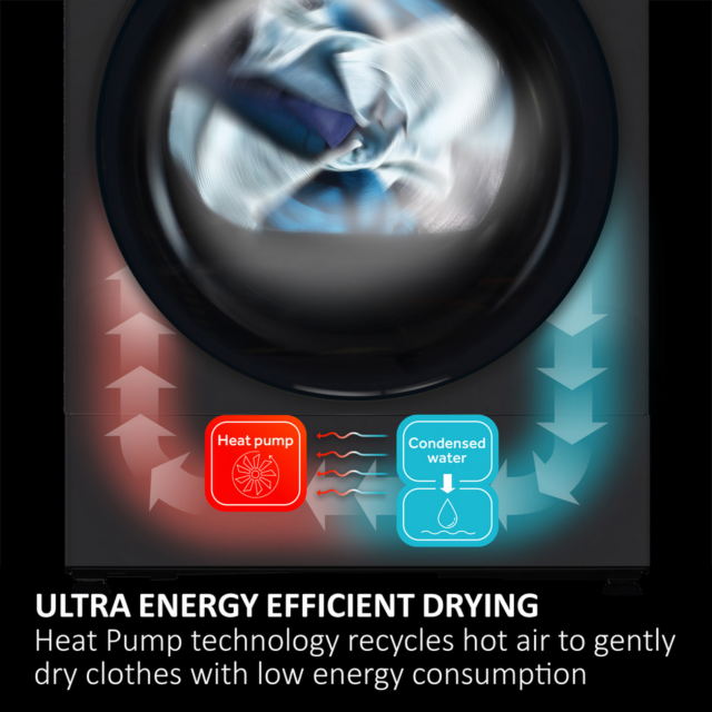 Haier HD100-C367U1-UK 10kg Heat Pump Dryer White