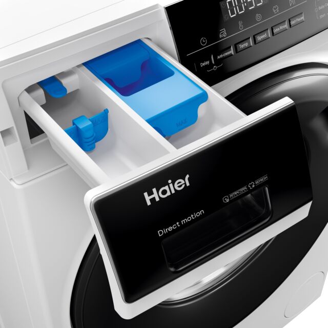 Haier HW80-B16939 8kg 1600 Spin Washing Machine - White