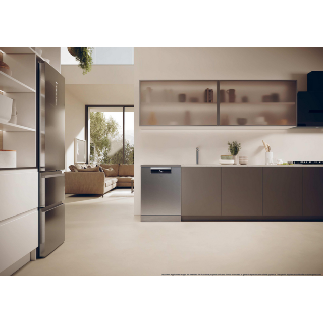 Haier XF 6B2M3BX-80 Silver Dishwasher 16 Settings