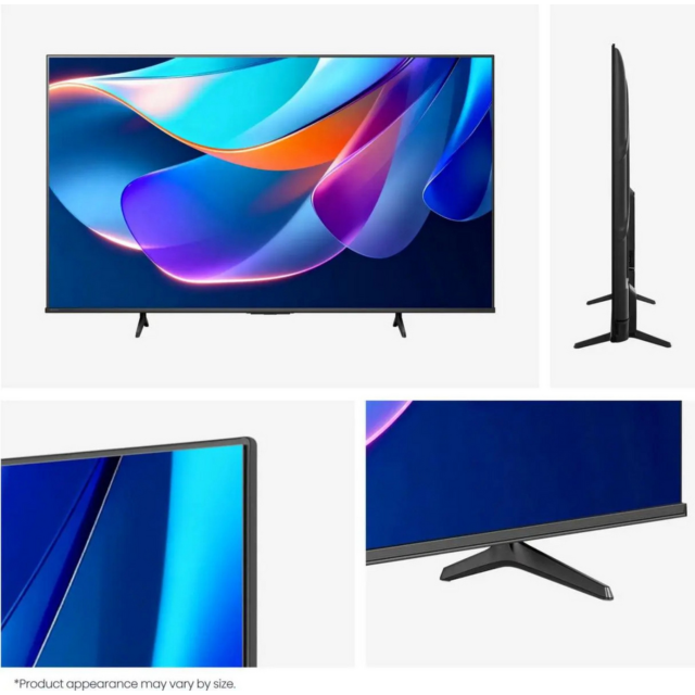 Hisense 43A6STUK 43 inch 4K AI Smart TV Black