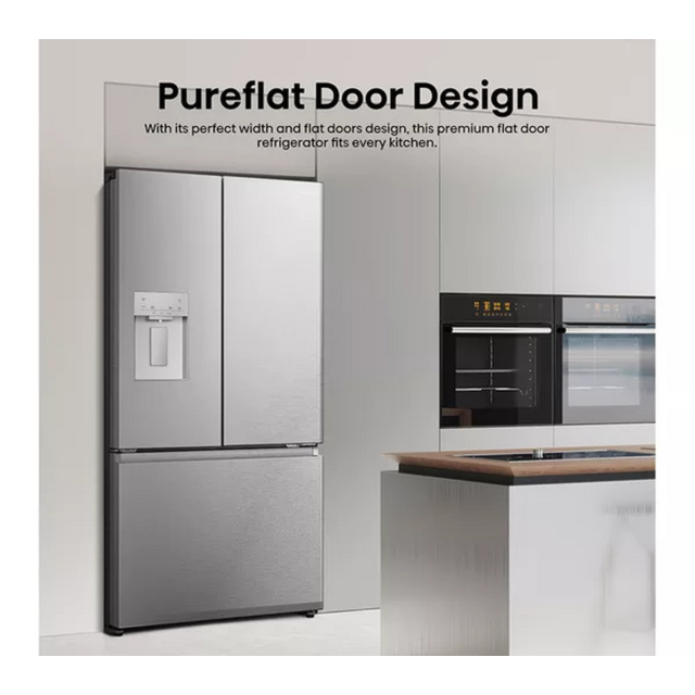 Hisense RF815N4SESE Silver No Frost Fridge Freezer