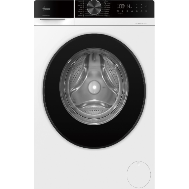 Hoover HGD48SB8C-80 8Kg 1400 Spin Washing Machine - White/Black Door 
