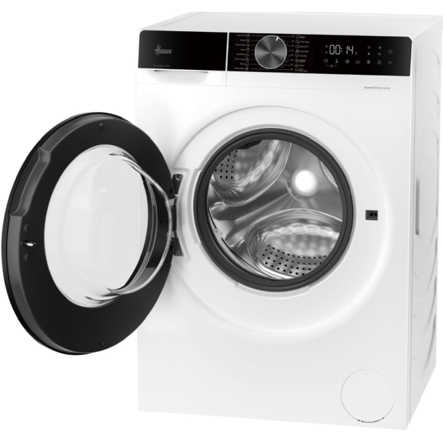Hoover HGD48SB8C-80 8Kg 1400 Spin Washing Machine - White/Black Door 