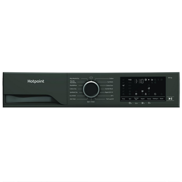 Hotpoint HBD8680GANTISTA 8kg/6kg Washer Dryer Graphite