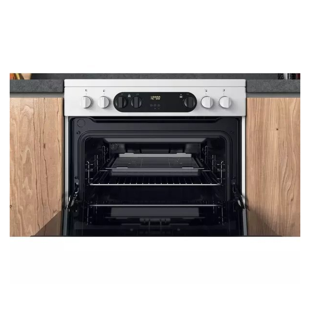 Hotpoint HDM67V9CMW 60cm Electric Ceramic Cooker - White
