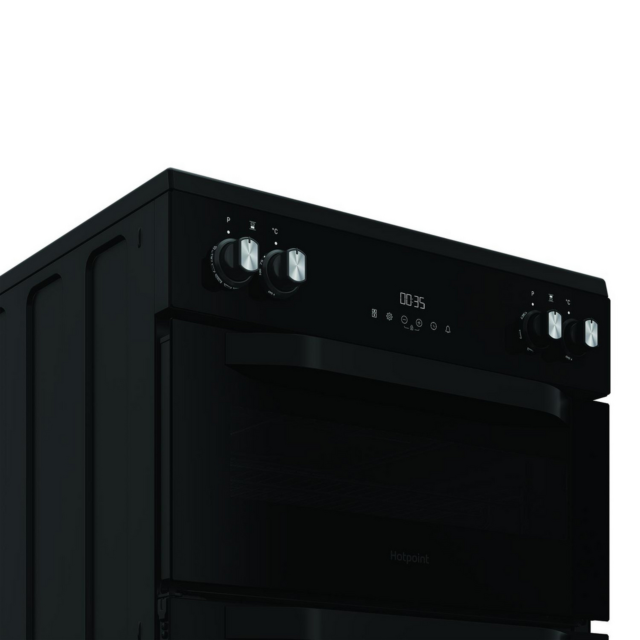 Hotpoint HDME6VDC2AB 60cm Double Oven Electric Cooker