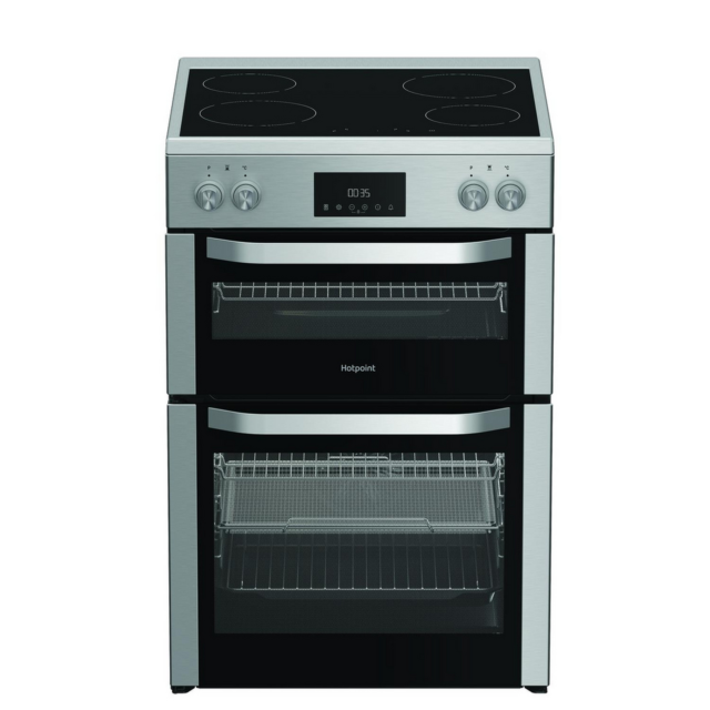 Hotpoint HDME6VDC2AX 60cm Double Oven Electric Cooker
