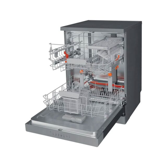 Hotpoint HFC3C26WCXUK 14 Place Setting Dishwasher Inox