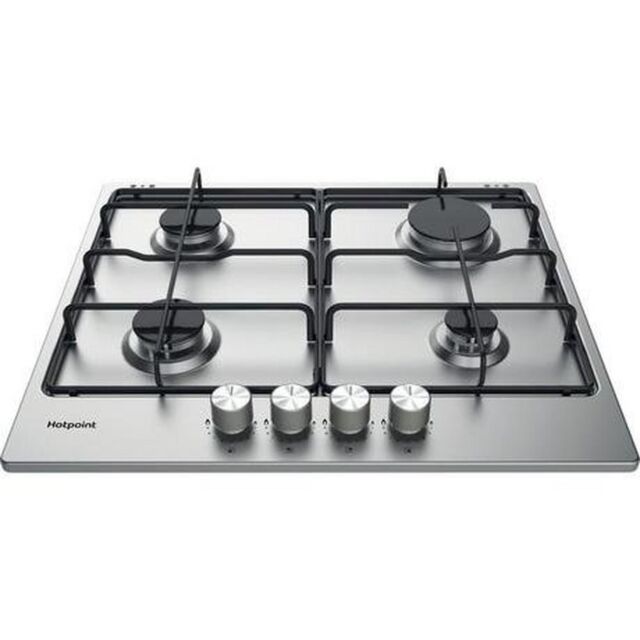 Hotpoint PPH60PFIXUK 59cm Gas Hob - Stainless Steel 
