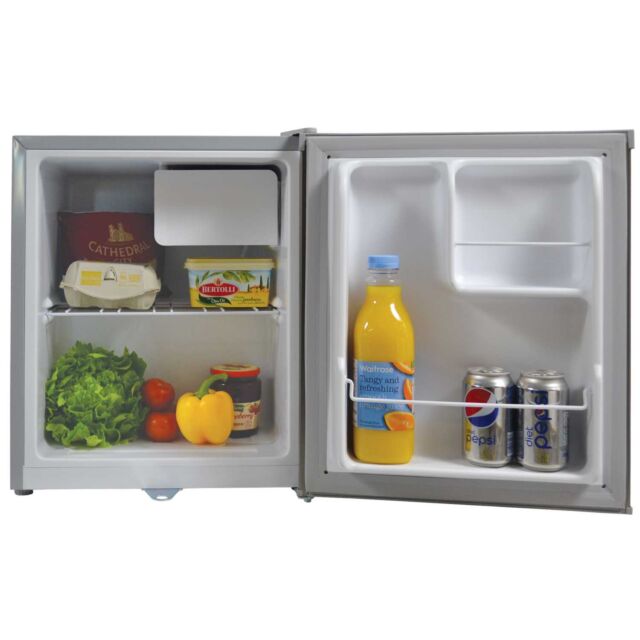 Igenix IG6711 44Cm Counter Top Fridge With Lock S/Steel Effect