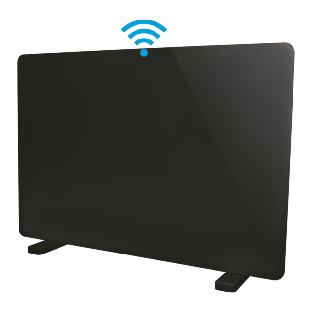Igenix IG9521BLWIFI Glass Panel Heater - Black