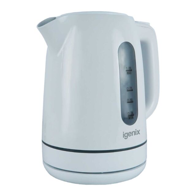 Igenix IGK01022W 1 Litre 2200W Jug Kettle White