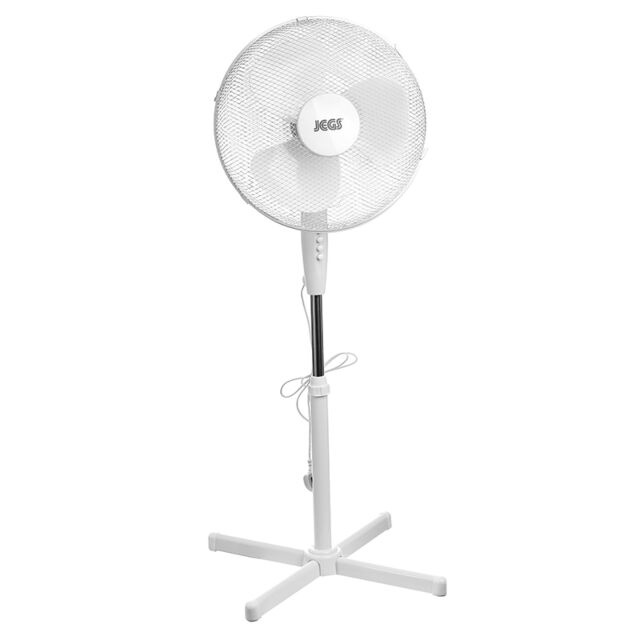 Jegs JM602 16inch 45W Pedistal Fan White