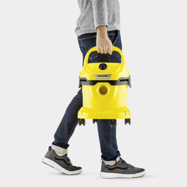 Karcher WD2PLUS Wet & Dry Vacuum Cleaner - Yellow