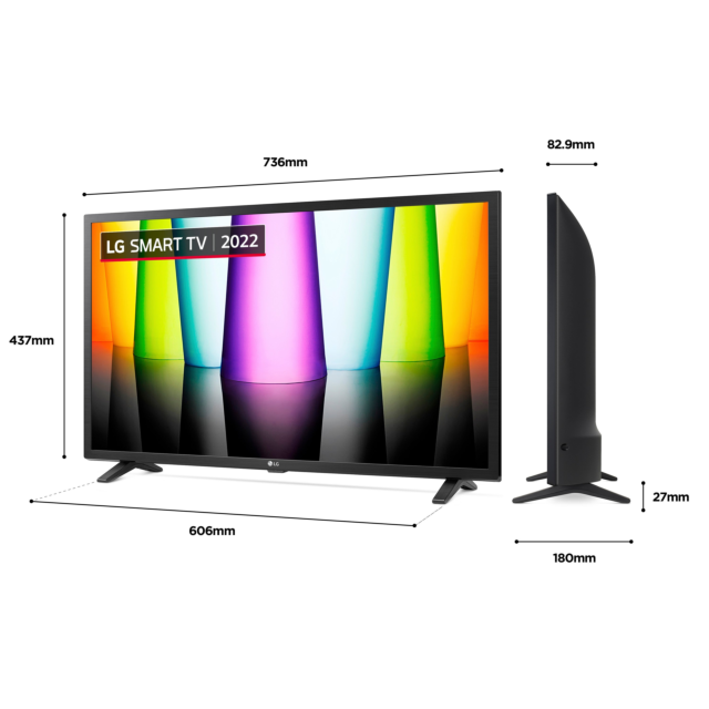 LG 32LQ630B6LA 32inch HD Ready HDR Smart LED TV with AI Sound and WebOS Smart Platform