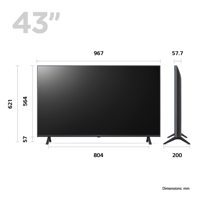 LG 43UR78006LK_AEK 43inch 4K Smart LED TV