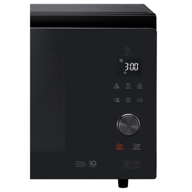 LG MJ3965BPS 39L 1100W Convection Microwave Oven Black