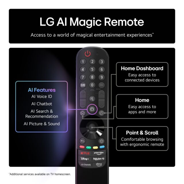 LG OLED55C56LB.AEK OLED evo AI C5 55inch 4K Smart TV