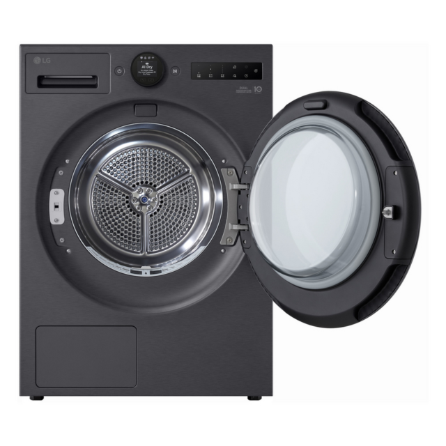 LG RHX7010TBB 10kg Heat Pump Tumble Dryer - Black