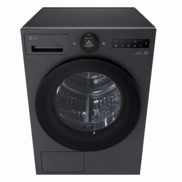 LG RHX7010TBB 10kg Heat Pump Tumble Dryer - Black