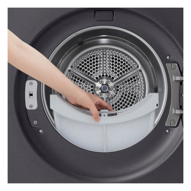 LG RHX7010TBB 10kg Heat Pump Tumble Dryer - Black