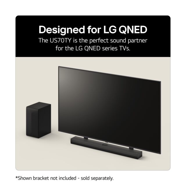LG US70TY.AGBRLLK 3.1.1ch Soundbar & Subwoofer