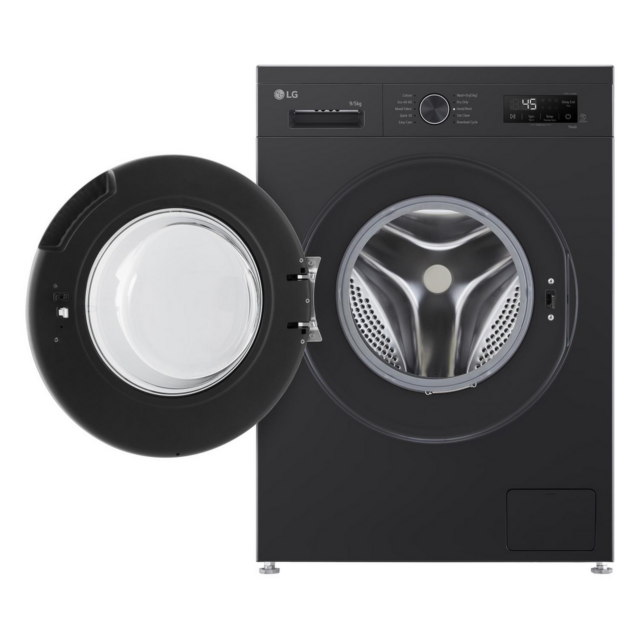 LG W4X1095NNK 9kg/5kg 1400 Spin Washer Dryer Gloss Black