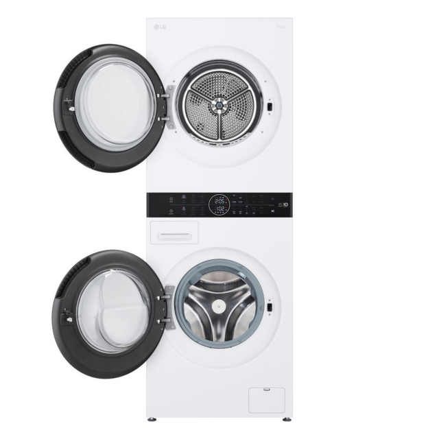 LG WT1210WWF 12kg/10kg 1400 Spin Wash Tower - White