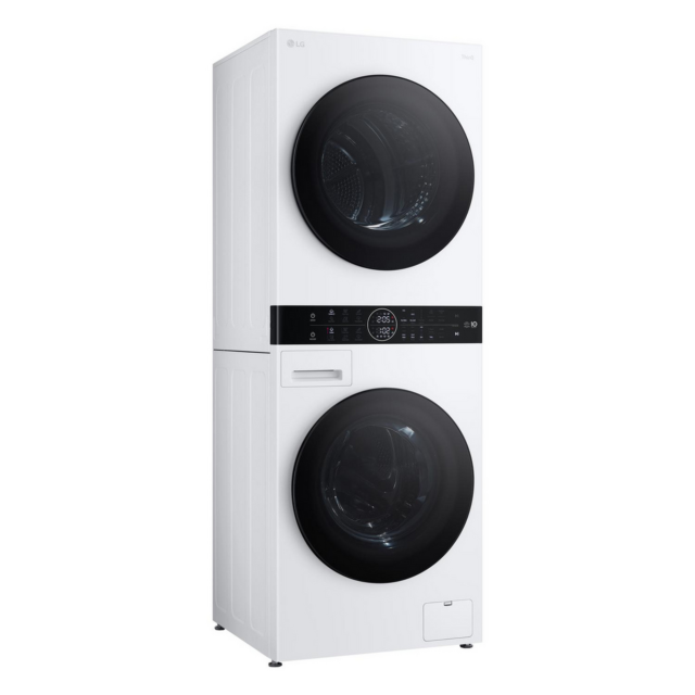 LG WT1210WWF 12kg/10kg 1400 Spin Wash Tower - White