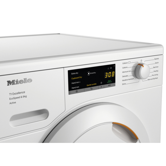 Miele TEA525 8kg Heat Pump Tumble Dryer White