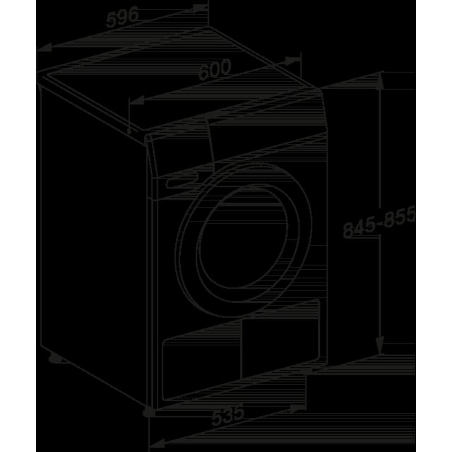 Miele TEC645 WP 8kg Tumble Dryer - White