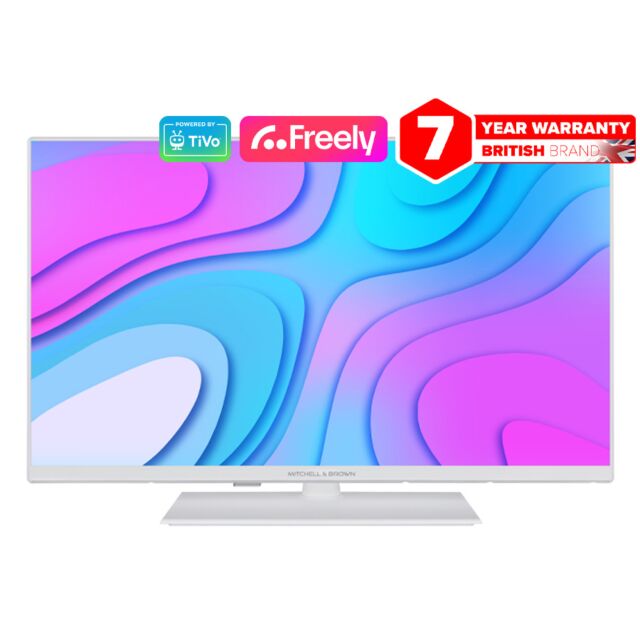 Mitchell + Brown JB-40W1811 40″ Full HD Smart TV In White Powered By TiVo White