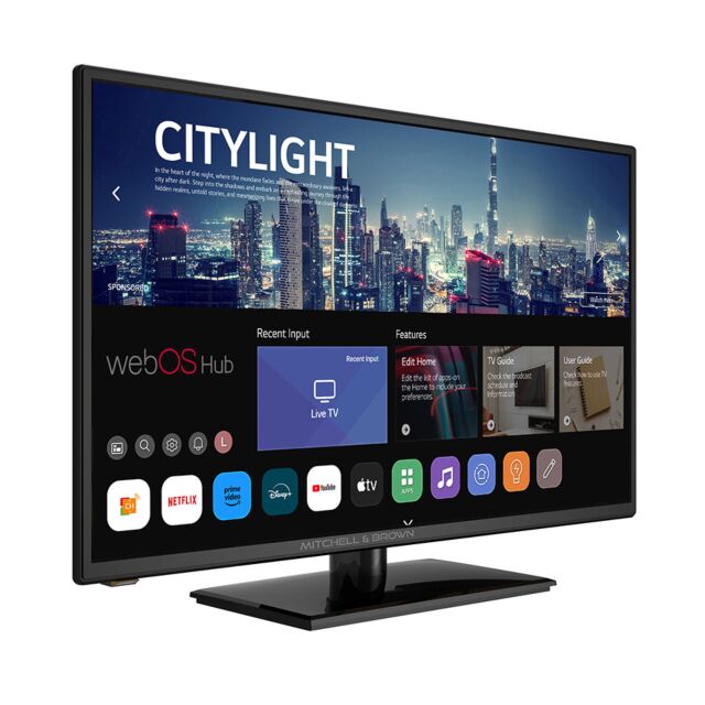 Mitchell + Brown JB32DVD1811ST 32″ HD Ready Webos Smart DVD TV Combo