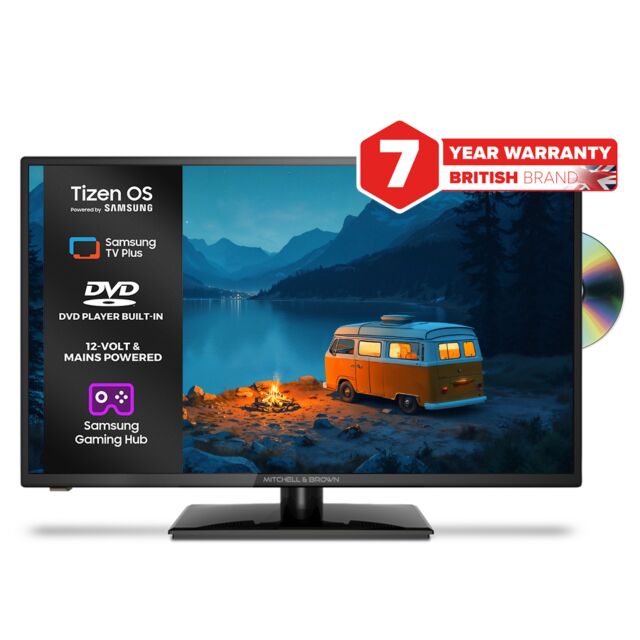 Mitchell + Brown JB32DVD1811TZ 32inch HD Ready Tizen Smart DVD TV Combo