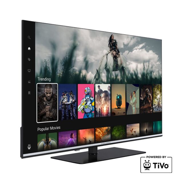 Mitchell + Brown JB40Q1811 40″ Qled Full HD Borderless Smart TV Powered By TiVo Black