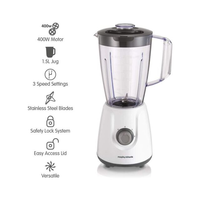 Morphy Richards 403052 400W Table Blender White